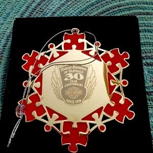 New Harley Davidson 30 year Anniversary Ornament.